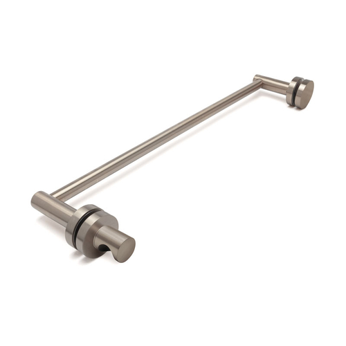 18" Elite Towel Bar with Finger Grip Knob - Brushed Nickel