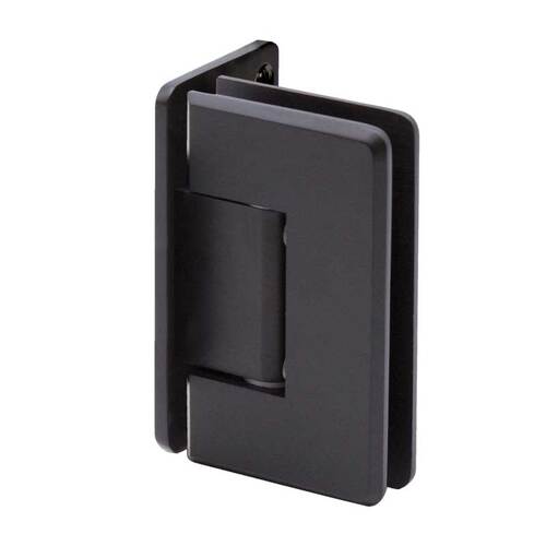 Preston Adjustable Beveled Wall Mount Hinge Full Offset Back Plate - Matte Black