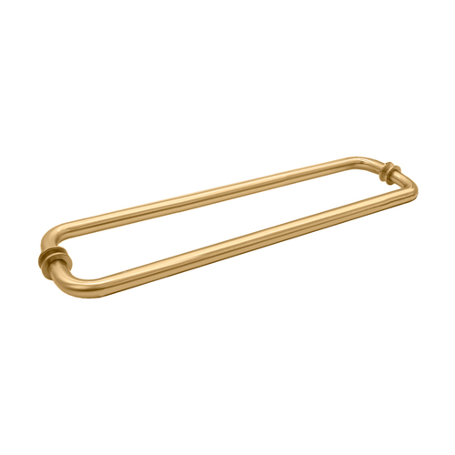 12" x 12" Back-To-Back Towel Bar With Washer - Satin Brass