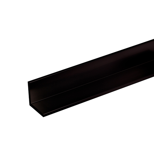 1" x 1" Aluminum L-Bar Oil Rubbed Bronze  95" Length