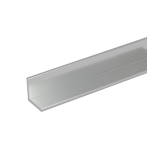 FHC LC100BAM 1" x 1" Aluminum L-Bar 144" Length Brite Anodized