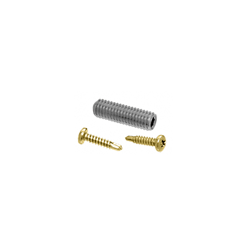 Polished Brass Replacement Screw Pack for Concealed Mount Hand Rail Bracket
