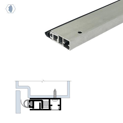 Adjustable Architectural Seals (1-1/4" by 1/2") White Powder Coat