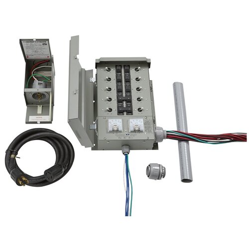 EGS10750G2KIT Transfer Switch Kit, 30 A, 240 V, 10 -Circuit