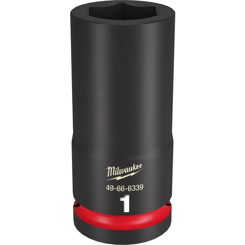 SHOCKWAVE Impact Duty Series Deep Impact Socket, 1 in Socket, 3/4 in Drive, Square Drive, 6-Point Black Phosphate