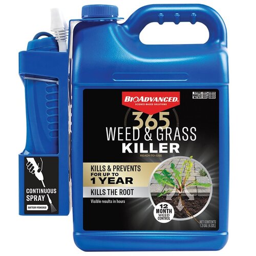 BioAdvanced 820058E Ready-to-Use Weed Killer, Liquid, 1.3 gal Bottle