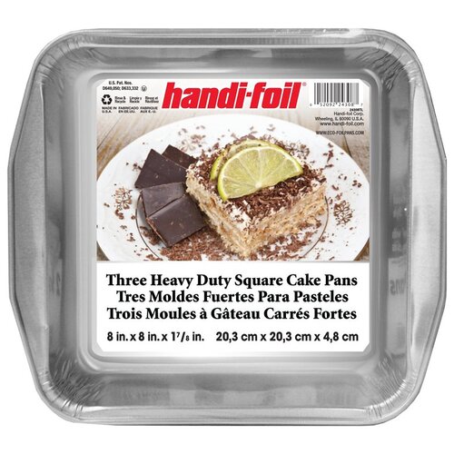 HANDI-FOIL 24308TL-14 Cake Pan, Square