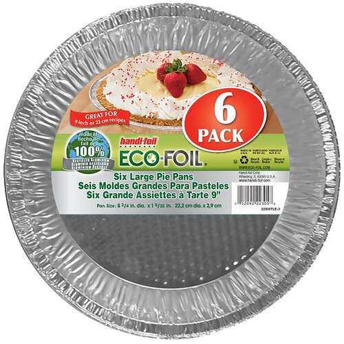 22305TL-010 Pie Pan, 9 in OAL, Aluminum - pack of 12