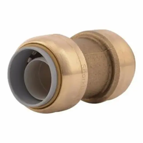 Max Transition Pipe Coupling, 3/4 in PB x 3/4 in PTC, Brass, 200 psi Pressure