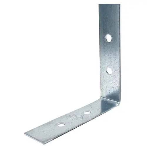 Angle, 5-7/8 in W, 5-7/8 in D, 1-1/2 in H, Steel, Galvanized