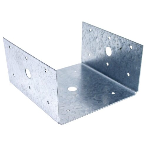 Post Base 3" H X 5.5" W 18 Ga. Galvanized Steel Zinc