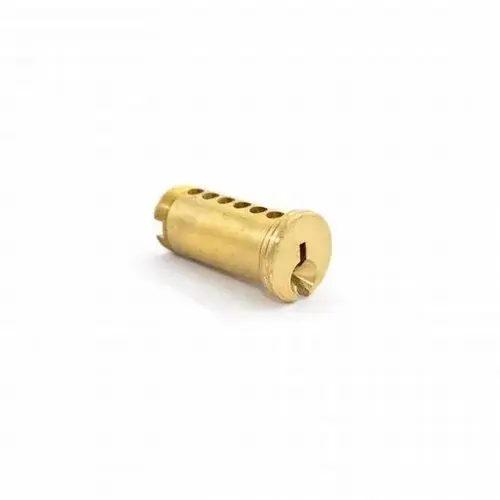 6 Pin Classic Modular Cylinder Plug CE Keyway Satin Brass Finish