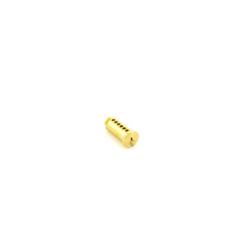 6 Pin Classic Modular Cylinder Plug G Keyway Satin Brass Finish