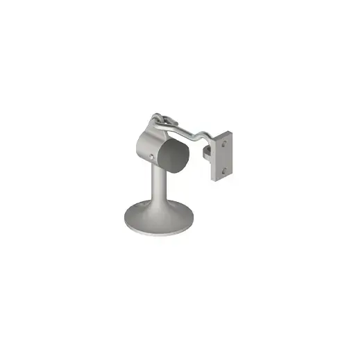 268F Floor Stop and Hook Holder with Stud and Lead Anchor, Satin Chrome Finish