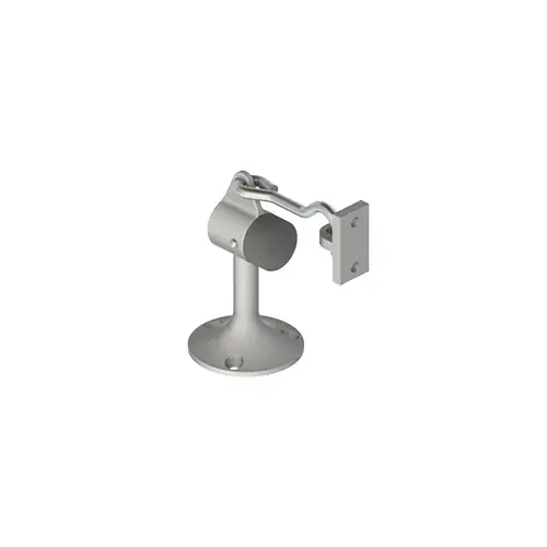 268S Floor Stop and Hook Holder with Screw Holes, Satin Bronze Finish