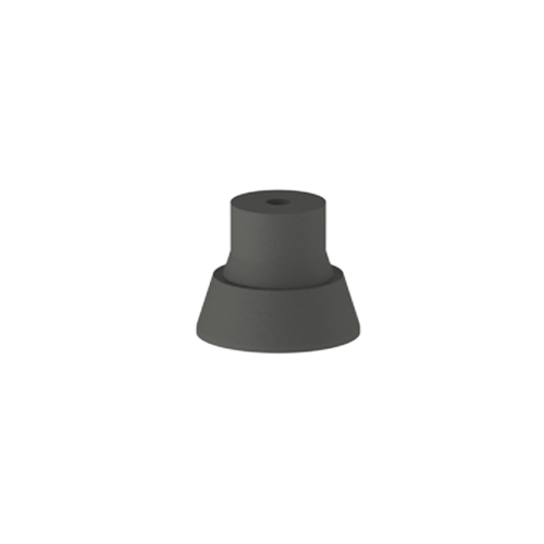 270R Replacement Rubber Tip for Kick Down Door Holders, Black Finish - pack of 10