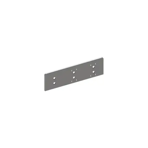 5115 Drop Plate for Top Jamb Mount with Screws Aluminum Finish