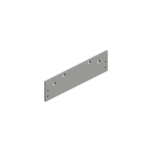 Hager 072410 5917 Low Clearance Drop Plate for 5300 Series Aluminum Finish