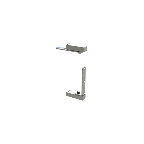 510 Mortise Application - Hospital Set Wood Floor - Less Release Pivot Satin Chrome Finish