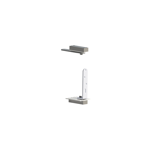 511 Mortise Application - Hospital Set Masonry Floor - Less Release Pivot Satin Chrome Finish