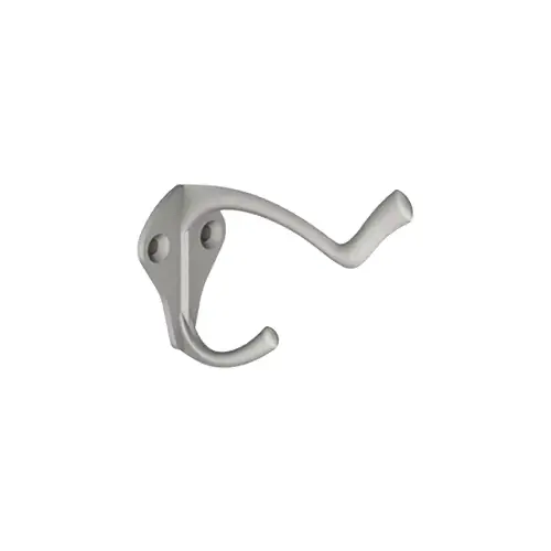 6610 Coat and Hat Hook Satin Brass Finish