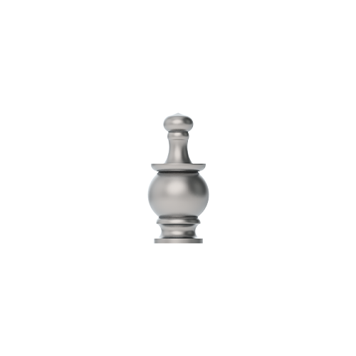 1729 4.5" US26D - Urn Decorator Tip Heavy Weight. - pack of 10