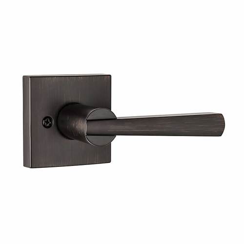 Passage Spyglass with Square Rose with 6AL Latch and RCS Strike Venetian Bronze Finish