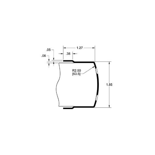 181Q 42" US32D Satin Stainless Steel