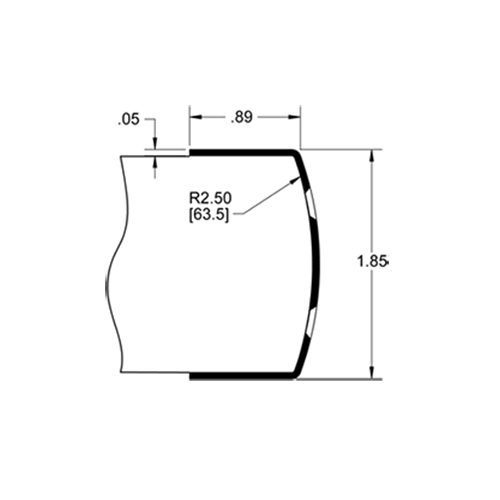 182Q 42" US32D UL Satin Stainless Steel