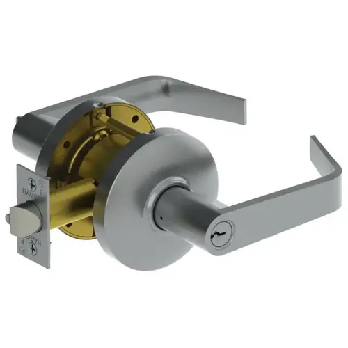 Withnell Lever Office Cylindrical Lock Satin Chrome Finish