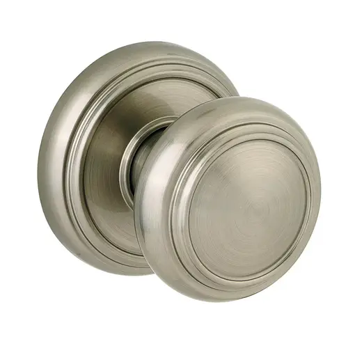 Passage Alcott with Round Rose with 6AL Latch and RCS Strike Satin Nickel Finish