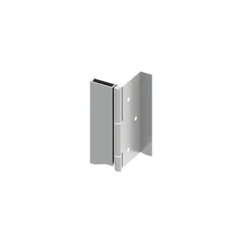 790-906 83" Half Mortise Edge Guard Continuous Hinge Satin Stainless Steel Finish