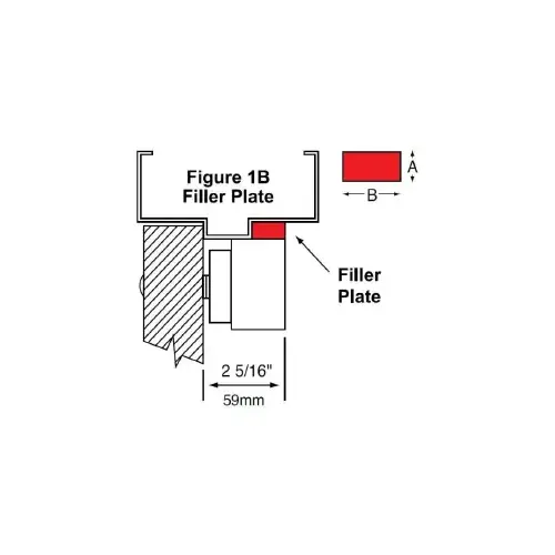 2-679-0421 FILLER 5/8" x 1-1/4" FOR 2952/54 ALM