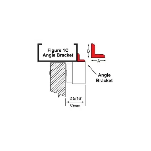 2-679-0491 ANG BRKT 1-1/2"X1-1/2" FOR 2951/53 ALM