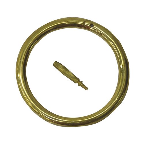 NEOGEN CORPORATION 7002 Bull Ring, Self-Piercing, Brass, 3-In.