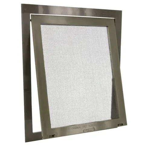 PetSafe P1-ZB-11 Pet Screen Door 8" H X 10" W Plastic Black
