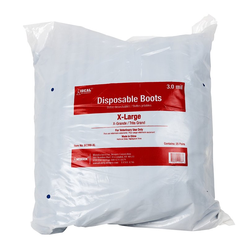 NEOGEN CORPORATION BC300-XL Disposable Boots, Elastic, 25/PR - pack of 50