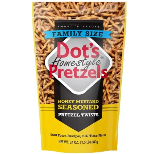 Dot's Homestyle Pretzels 71926 PRETZEL HONEY MUSTARD 24OZ