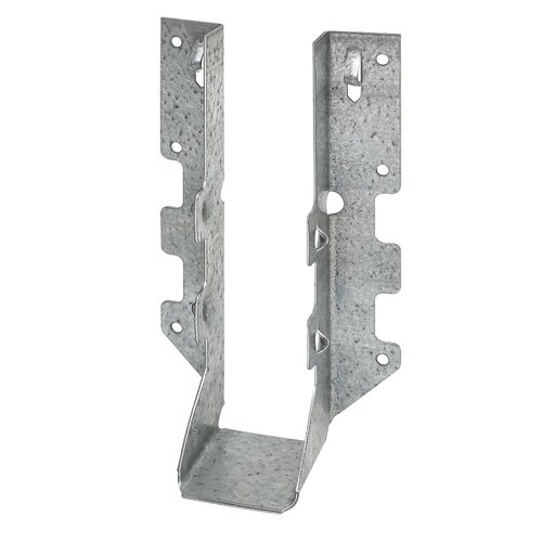 LUS Joist Hanger, 6-5/8 in H, 1-3/4 in D, 1-9/16 in W, 2 x 8 in, Steel, ZMAX