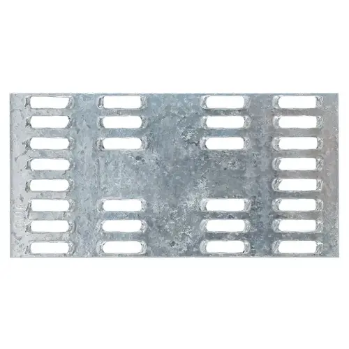 MP Mending Plate, 4 in L, 2 in W, 20 ga Gauge, Steel, Galvanized - pack of 100