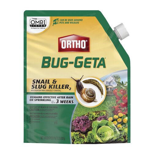 Ortho 0474510 Bug-Geta Snail and Slug Killer, Solid, 2 lb Bag