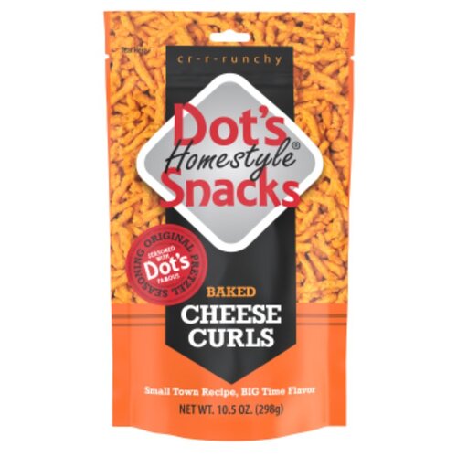 Dot's Homestyle Pretzels 6006 Curl Pretzel, Cheese Flavor, 10 oz
