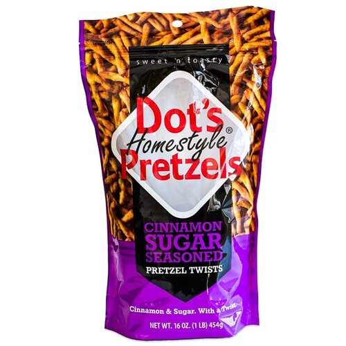 Dot's Homestyle Pretzels 71928-XCP10 PRETZEL SUGAR CINNAMON 16OZ - pack of 10