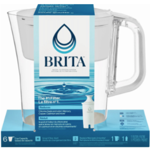 BRITA 36089 Pitcher Soho 6 cups White