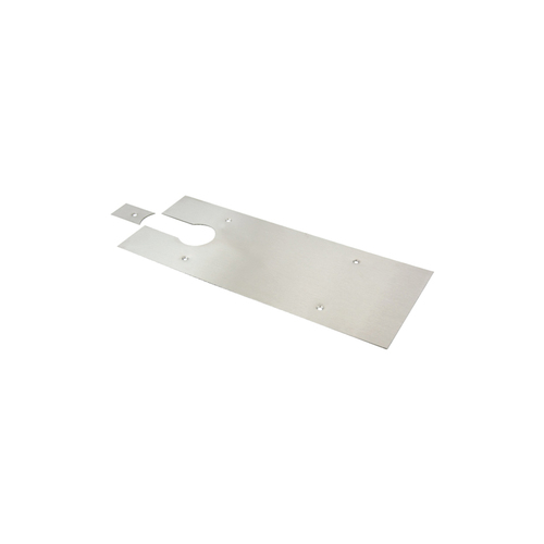 FHC SC86CP80BS FHC Steincraft 8600 Cement Case Cover Plate for Dorma BTS80 Floor Closer - Brushed Stainless