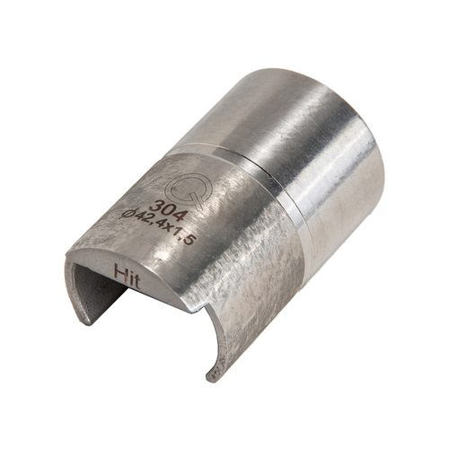 Top Rail Connector Sleeve - Brushed Stainless