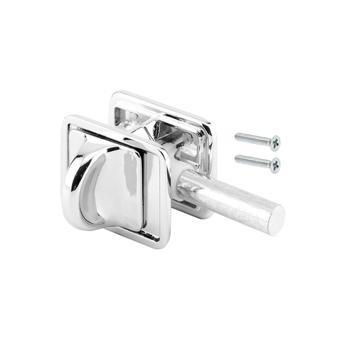 FHC 6566797 Concealed Slide Latch - 1-3/4" - Diecast Zamak - Chrome Plated Finish (Single Pack)