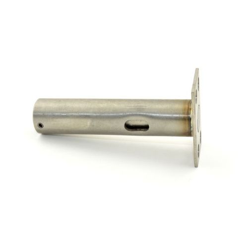 UL Edge Mounted Fire Bolt Satin Chrome by Satin Stainless Steel Finish