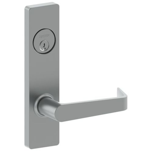 Withnell Lever with Escutcheon Storeroom Mortise Lock Satin Chrome Finish