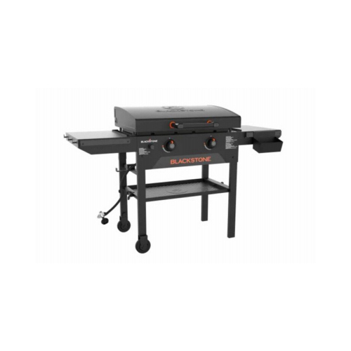Griddle with Hood, 34,000 Btu, Propane, 2-Burner, 524 sq-in Primary Cooking Surface